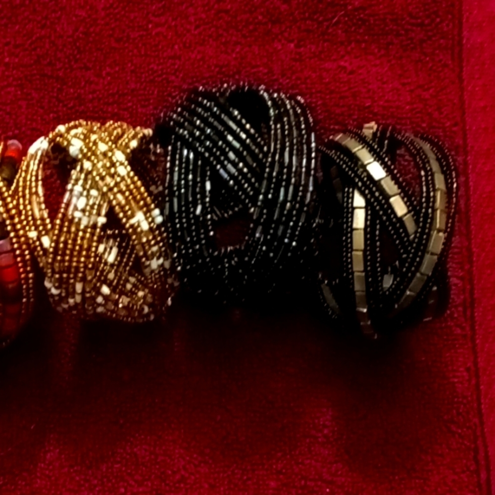 Beautiful women's bracelets a collection of seven